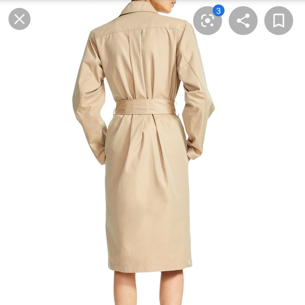 NWOT Maje Gamby Tan Classic Retro Trench S - Picture 3 of 4